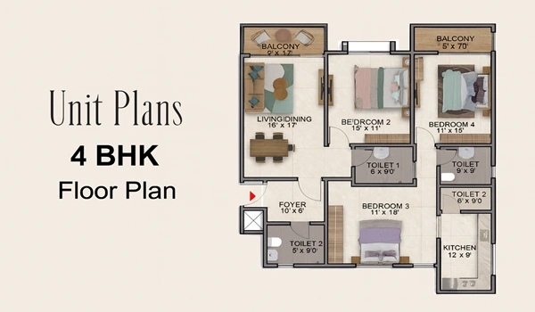 Jhamtani Ace Abundance Floor Plan